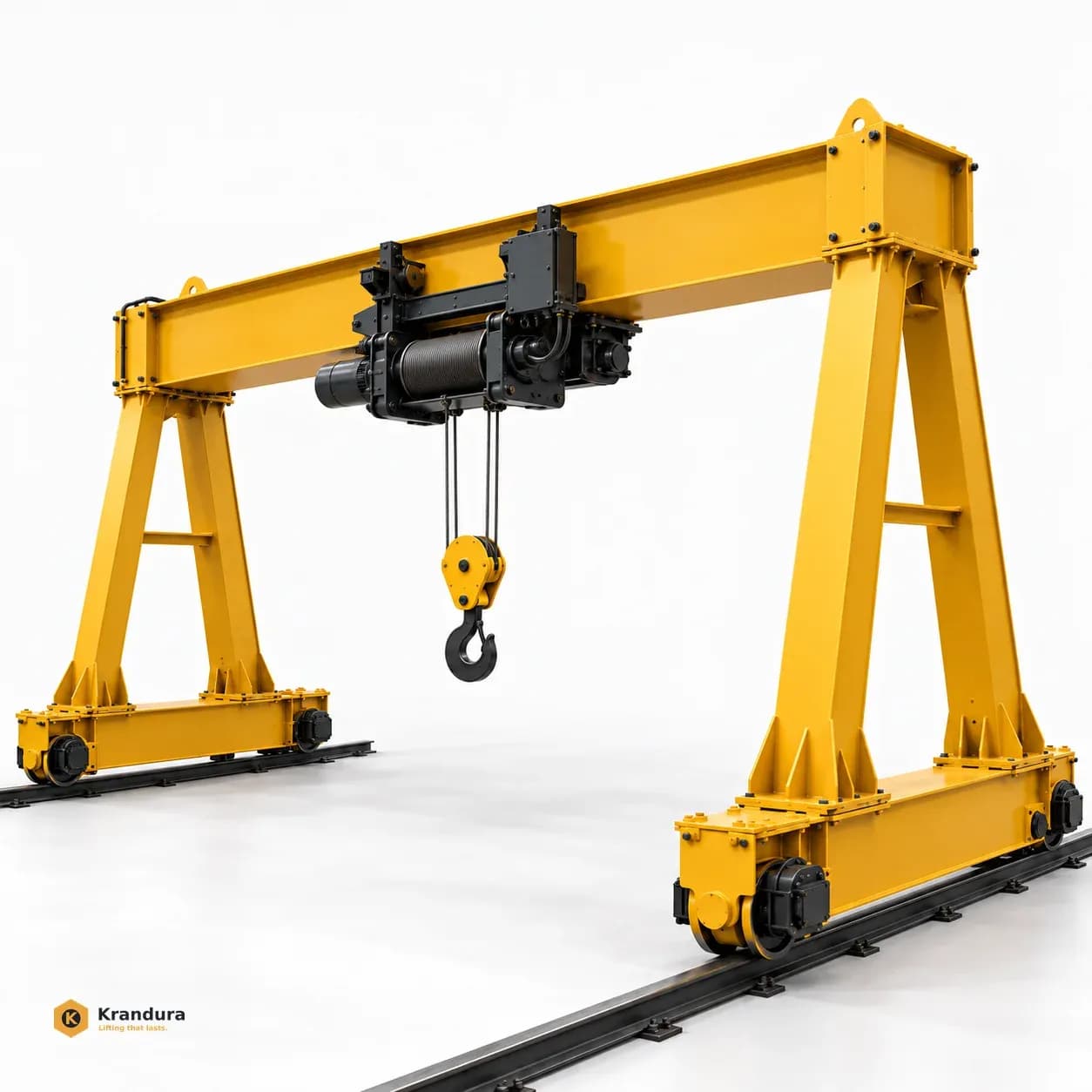AI illustration of 10t Box Girder Gantry Crane: angle
