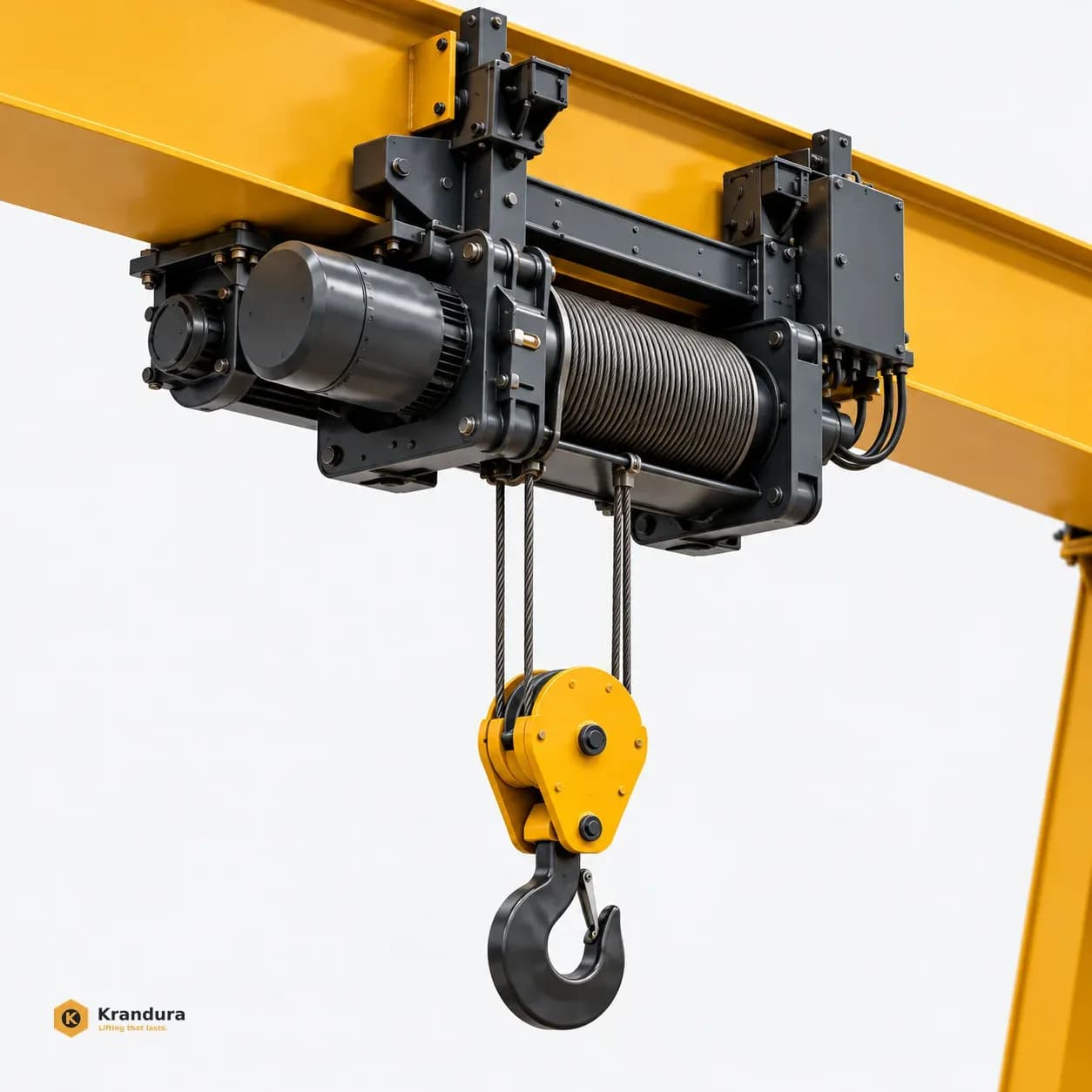 AI illustration of 10t Box Girder Gantry Crane: hook