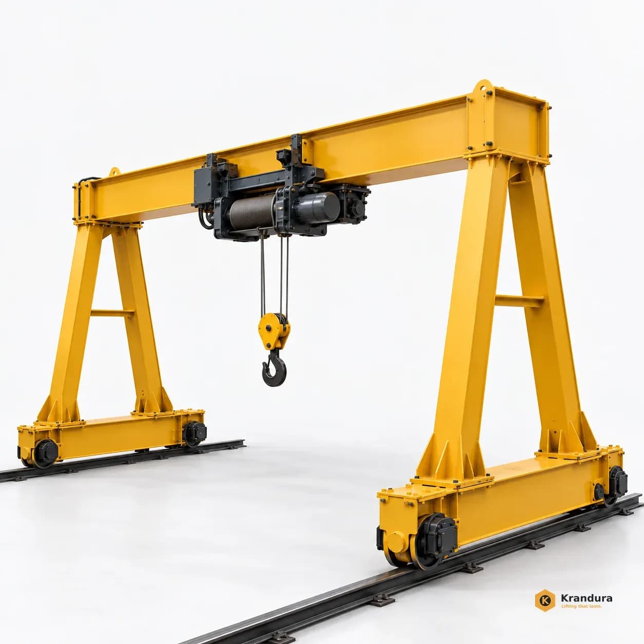 AI illustration of 5t Box Girder Gantry Crane: angle