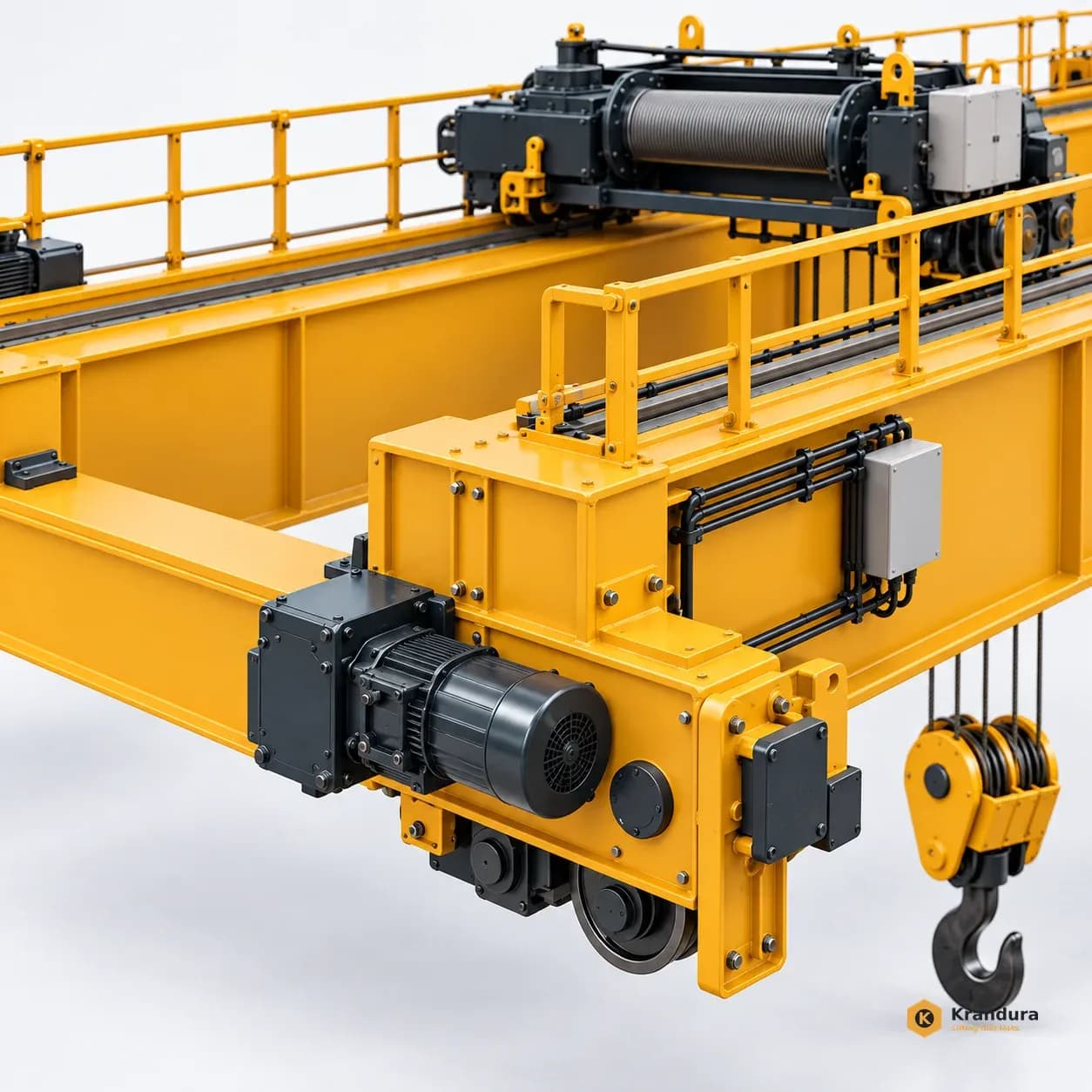 AI illustration of 30t Double Girder Overhead Crane: detail-05