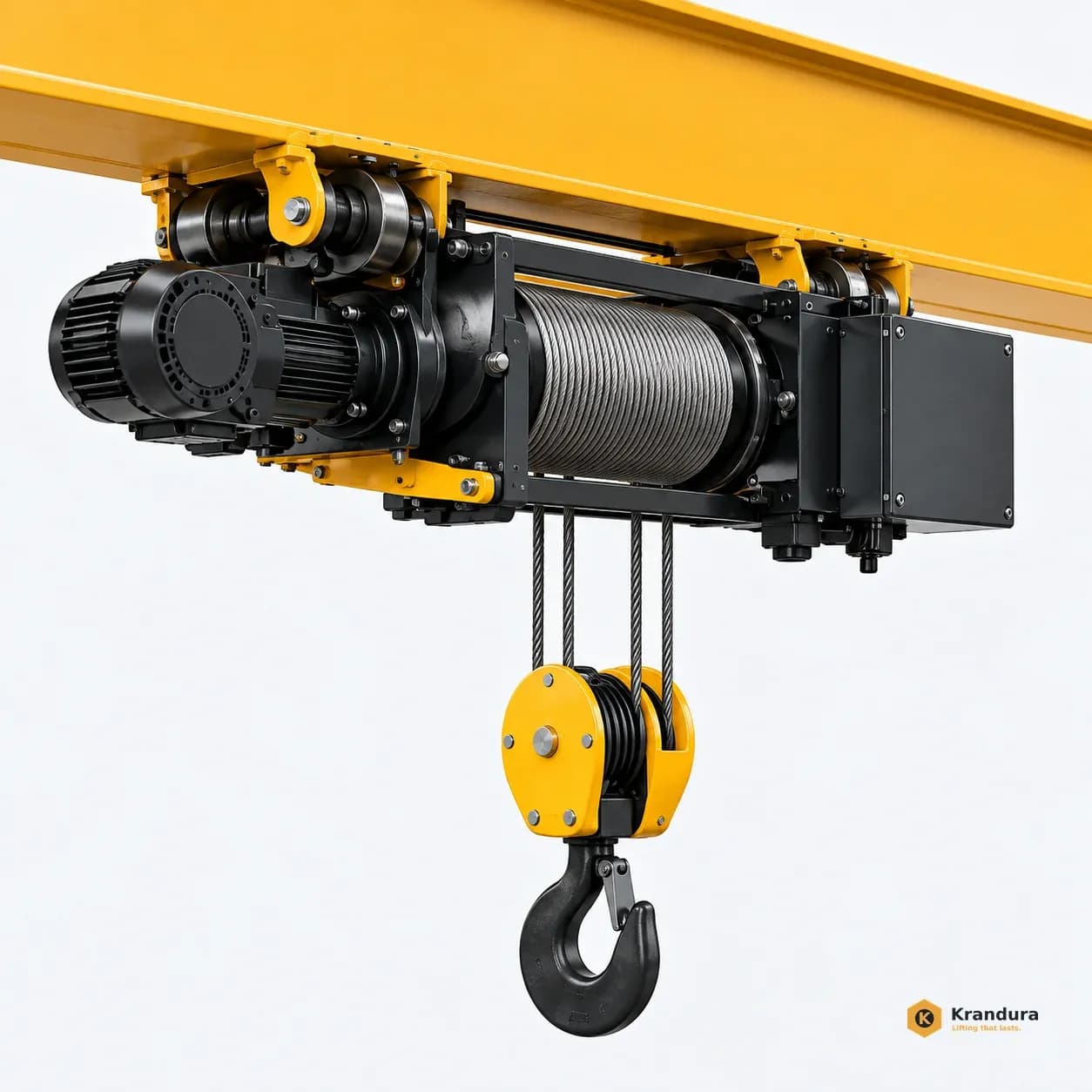AI illustration of 5t European Overhead Crane: hook