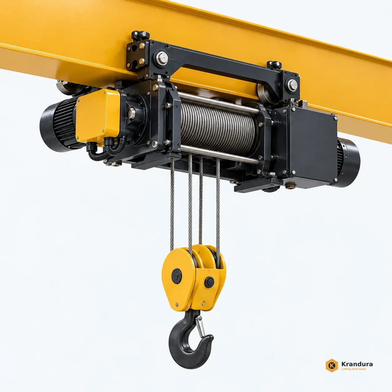 AI illustration of 5t Single Girder Overhead Crane: hook