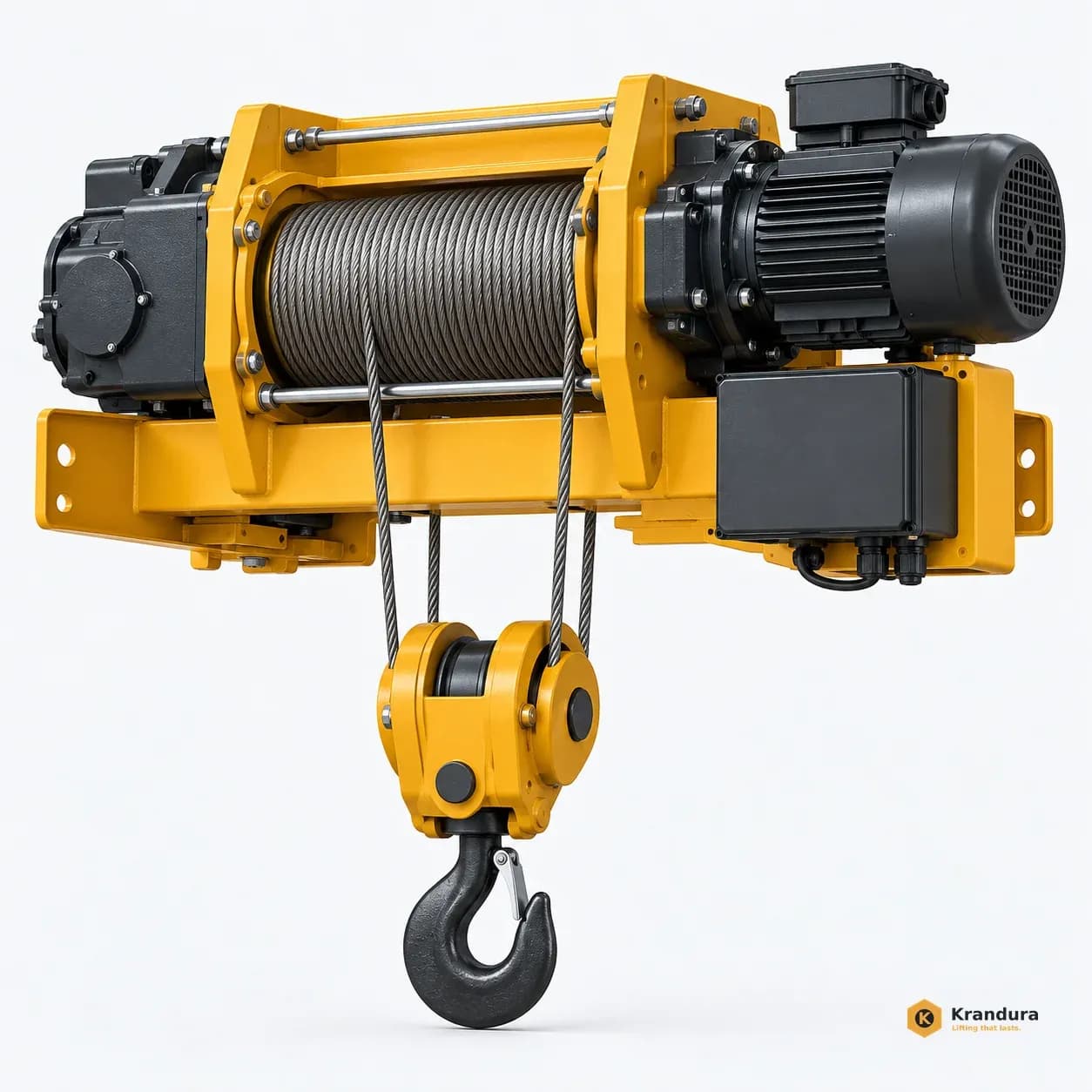 AI illustration of 3t Electric Wire Rope Hoist: main