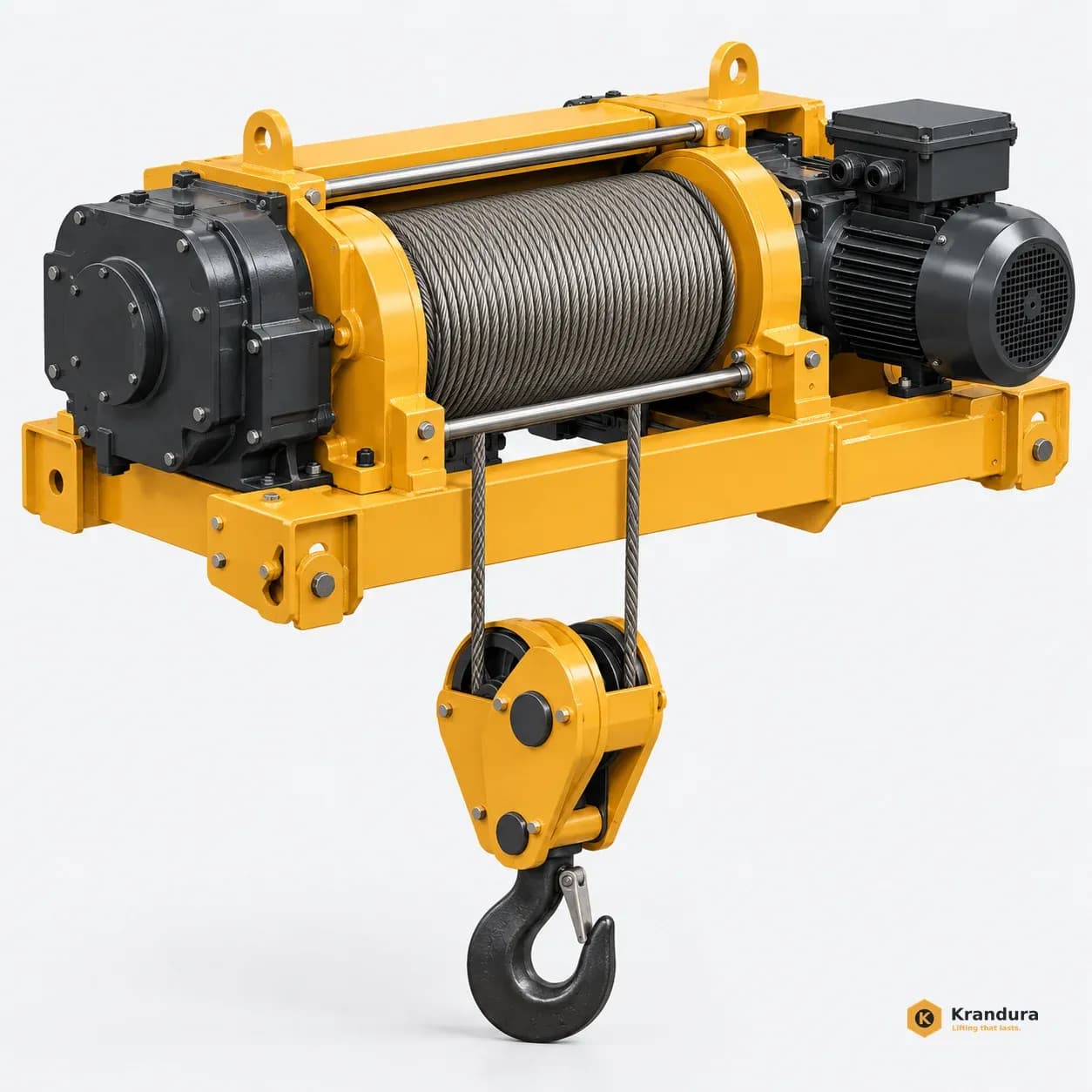 AI illustration of 5t Electric Wire Rope Hoist: main