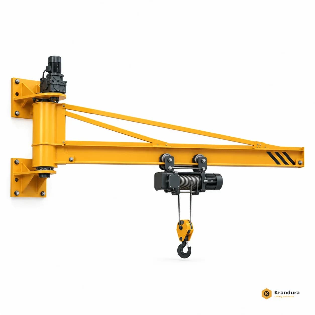 AI illustration of 3t Wall-Mounted Jib Crane: main