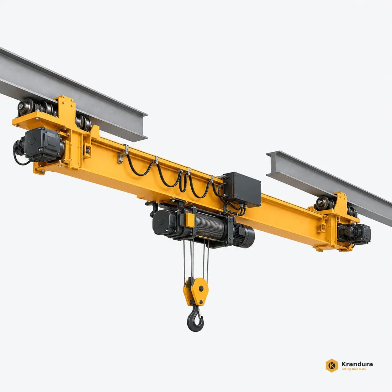 AI illustration of 15t Underslung Overhead Crane: main