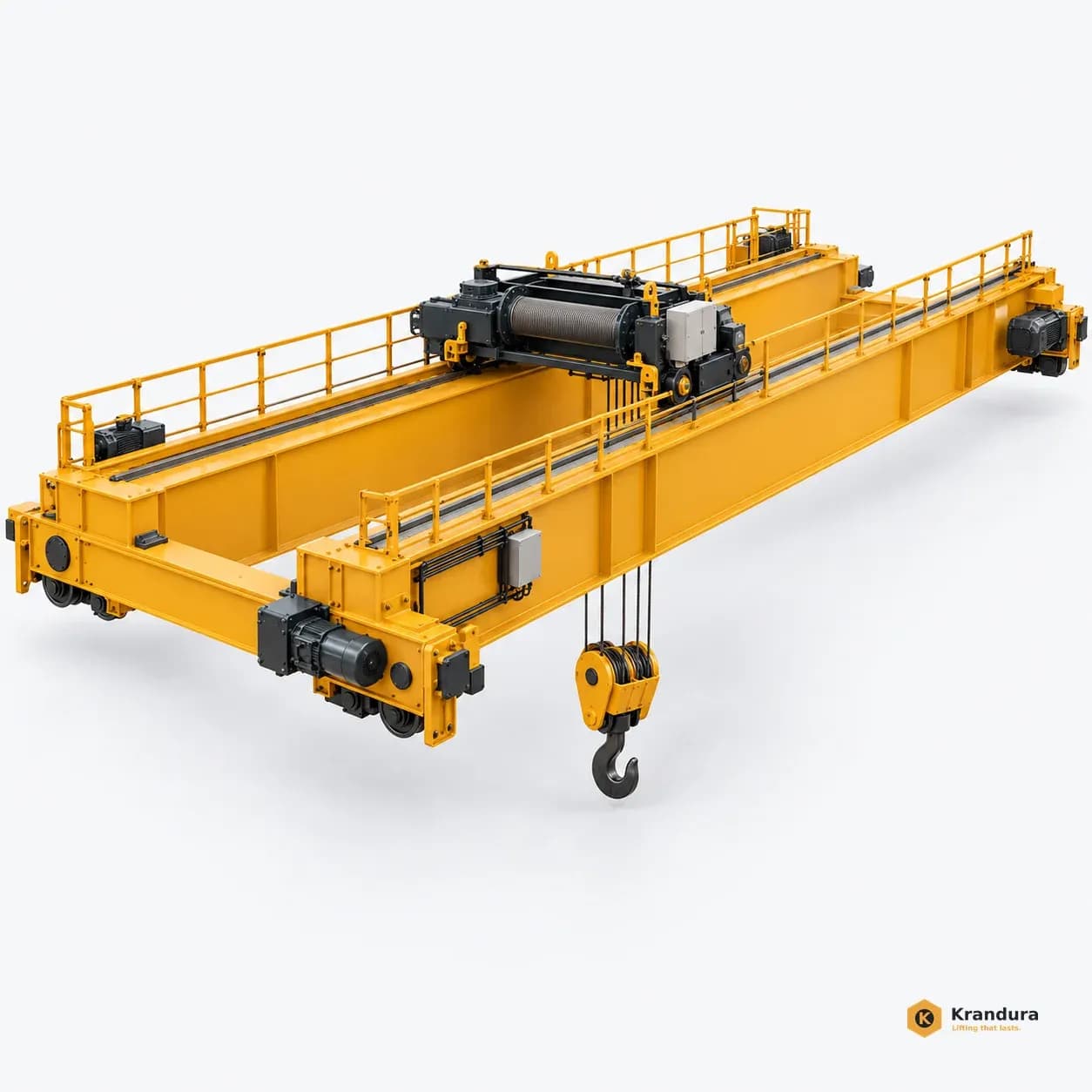 AI illustration of 30t Double Girder Overhead Crane: main